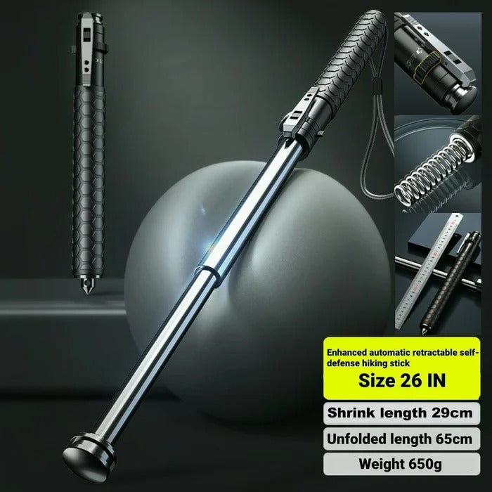 Self Defense Stick Pro Retractable for Walking Hiking Stealth Angel Survival