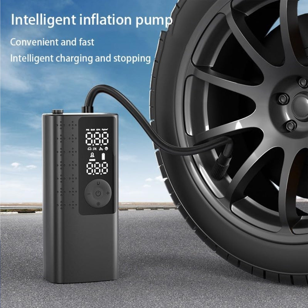 Tire ResQ - Tire Inflator Portable Air Compressor for Car, Motorcycle