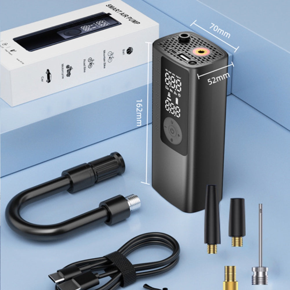 Tire ResQ - Tire Inflator Portable Air Compressor for Car, Motorcycle