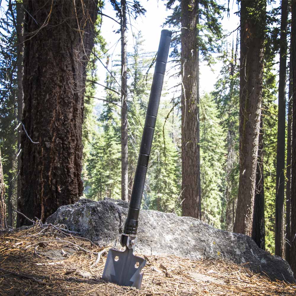 15-in-1 Heavy-Duty Multi-Function Folding Shovel (Black) Stealth Angel Survival