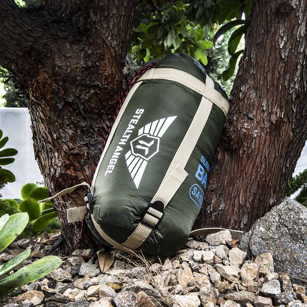 Ultra Lightweight Sleeping Bag & Portable Stealth Angel Survival