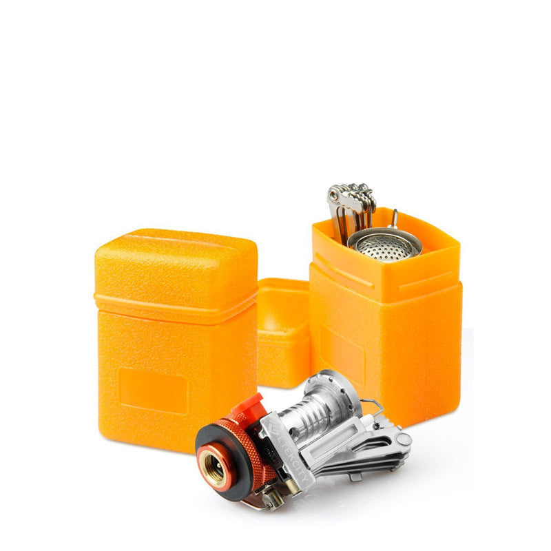 Ultralight Portable Outdoor Pot Pan & Stove Set with Piezo Ignition Stealth Angel Survival