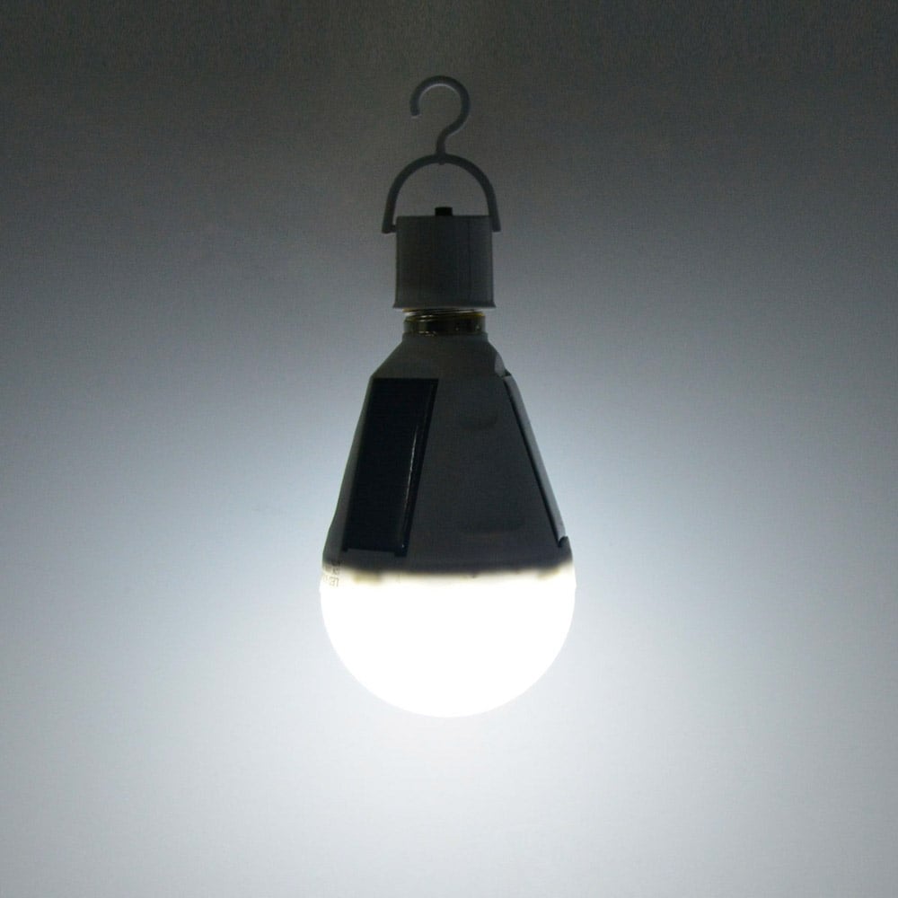 Solar Rechargeable 12W LED Light Bulb Stealth Angel Survival
